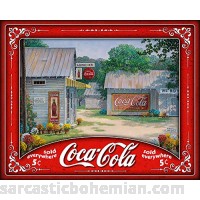 Springbok Puzzle Springtime Serenity Coca Cola Jigsaw Puzzle 500 Piece Jigsaw Puzzle Large 19 inches by 23.5 inches Made in USA Unique Cut Interlocking Pieces  B07MVN8R46